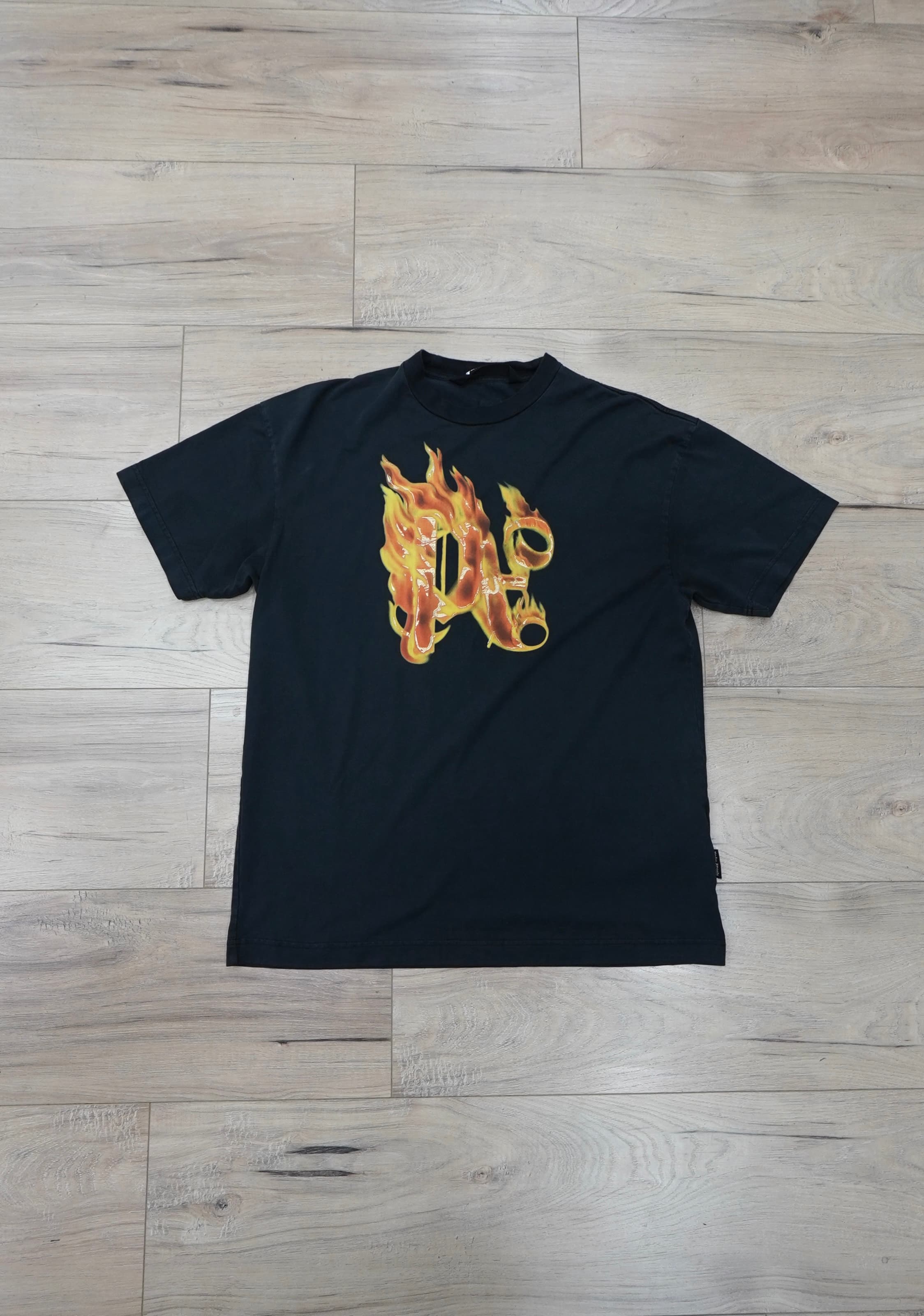 Palm Angels Burning Monogram T-Shirt
