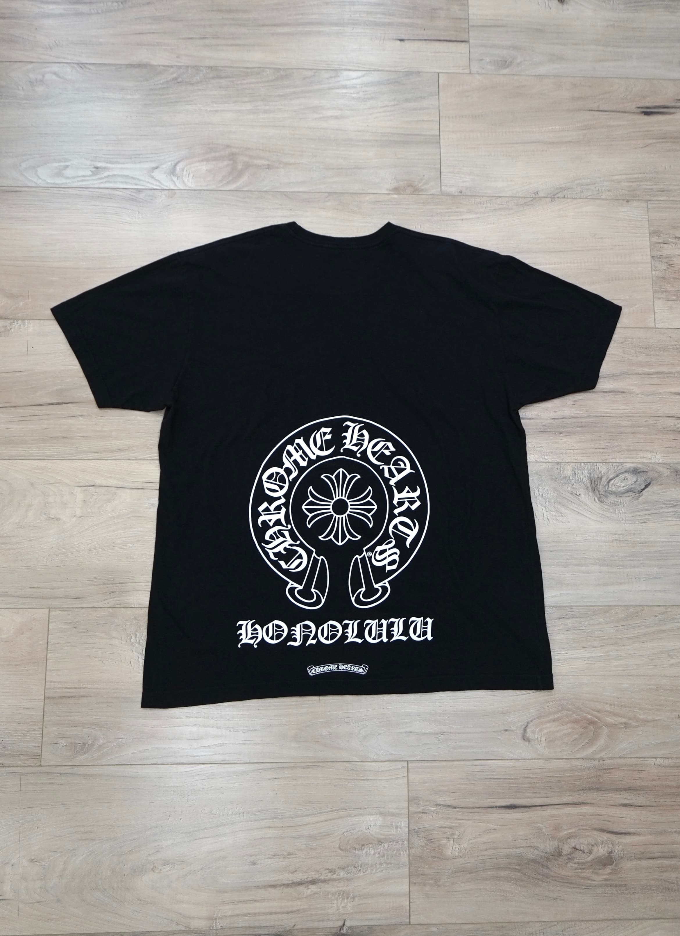 Chrome Hearts Honolulu Exclusive Horseshoe Black T Shirt