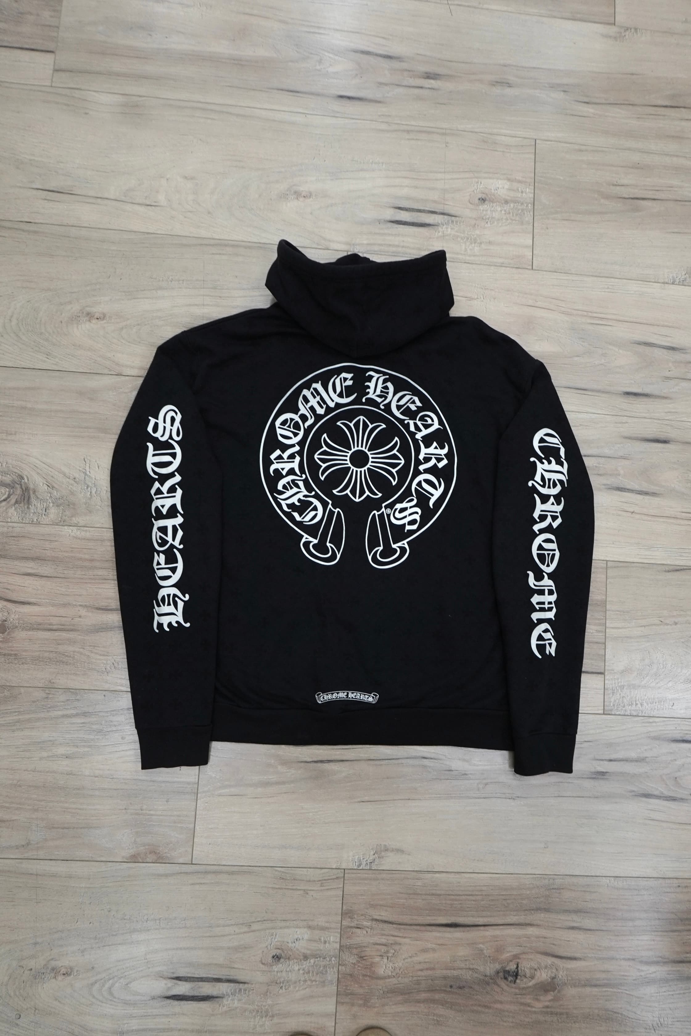 Chrome Hearts Monogram Horseshoe Zip Up Hoodie